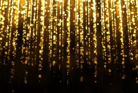Background,With,Falling,Gold,Glitter,Particles.,Rain,Of,Golden,Confetti